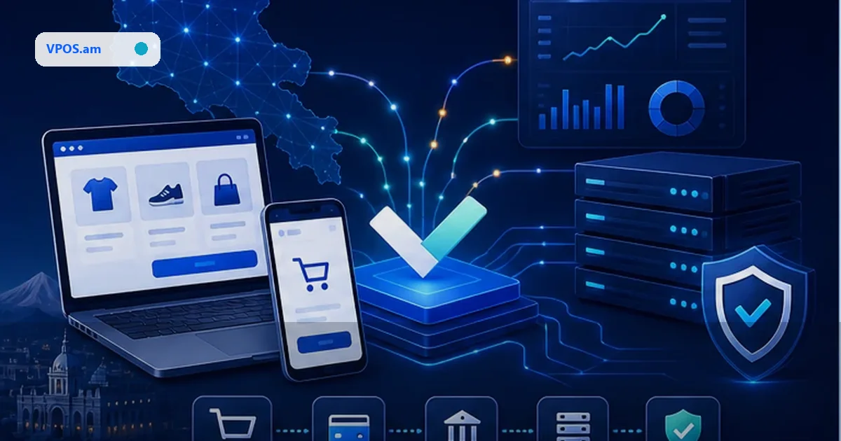 Ecwid payments in Armenia: payment app, order statuses and customer return