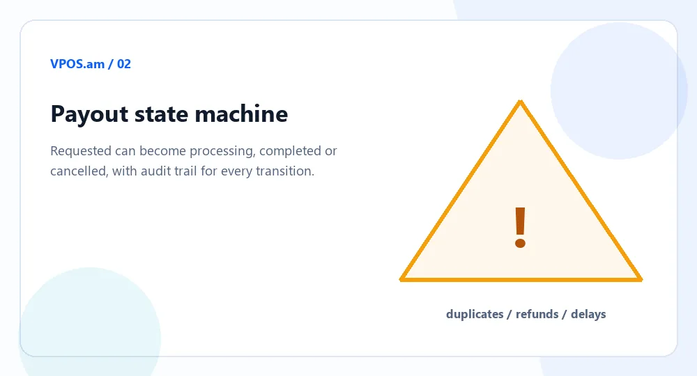 Payout state machine